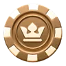 Live Casino menu icon in brass