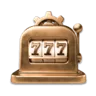 Startseite menu icon in brass